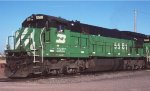 Burlington Northern C30-7 Mpls MN Northtown yard 1999